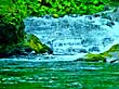 薫別川上流の滝
